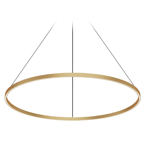 Kuzco Lighting Cerchio Brushed Gold LED Pendant Light