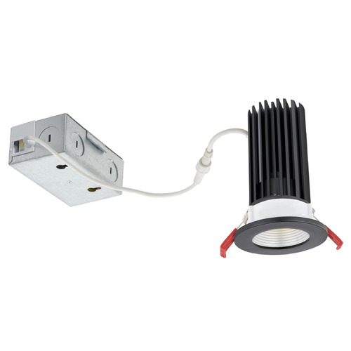 5CCT 2'' LED Canless 15W Baffle Nickel Recessed Light 38Deg by Recesso