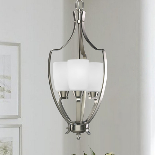 Progress Lighting Wisten Pendant in Brushed Nickel by Progress Lighting P3509-09