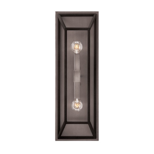 Hinkley Fulton 22.25-Inch High Aged Zinc Sconce by Hinkley Lighting 3330DZ