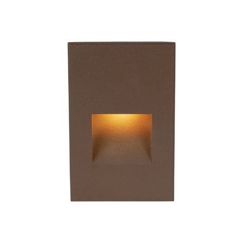 WAC Lighting LED 12V LEDme Vertical Step & Wall Light by WAC Lighting 4021-AMBZ