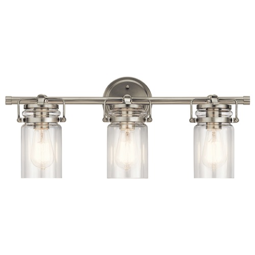 Brinley 24-Inch Vanity Light in Brushed Nickel by Kichler Lighting