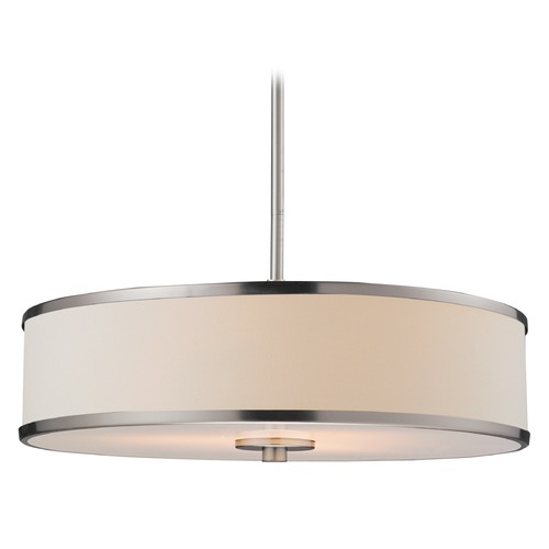 Z-Lite Cameo Brushed Nickel Pendant by Z-Lite 183-20