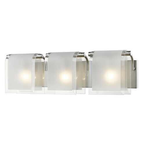 Z-Lite Zephyr Brushed Nickel Bathroom Light by Z-Lite 169-3V-BN