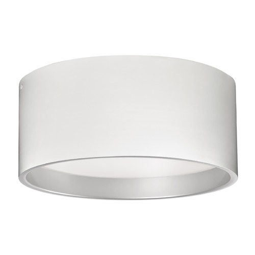 Kuzco Lighting Modern White and Silver LED Flush Mount 3000K 1887LM by Kuzco Lighting FM11418-WH