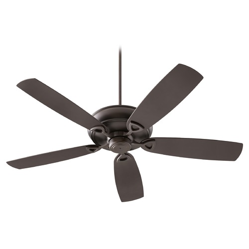 Alto Patio Oiled Bronze Ceiling Fan Without Light by Quorum Lighting