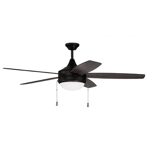 Phaze 52-Inch LED Fan in Flat Black by Craftmade Lighting