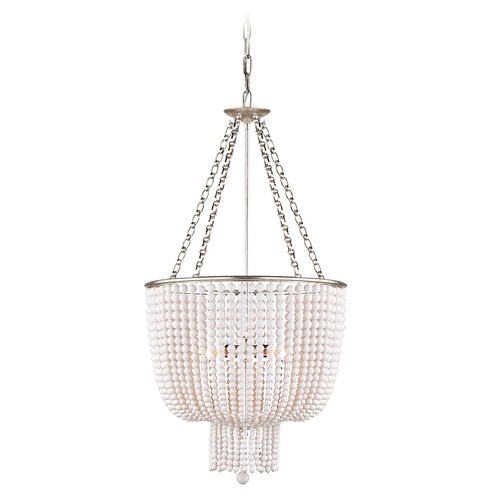 Aerin Jacqueline Chandelier in Silver Leaf by Visual Comfort Signature