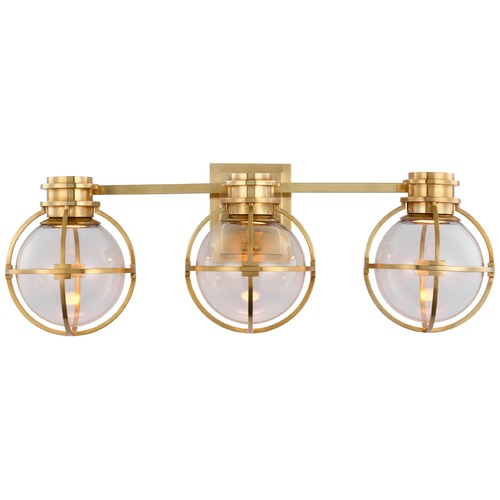 Visual Comfort Signature Collection Chapman & Myers Gracie LED Vanity Light in Brass by Visual Comfort Signature CHD2483ABCG