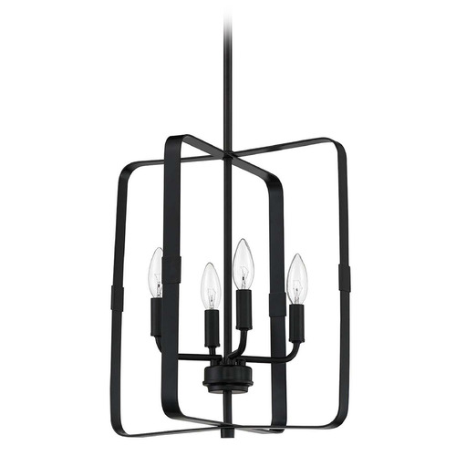 Stowe Flat Black Pendant by Craftmade Lighting