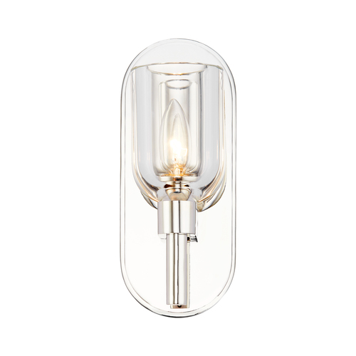 Alora Lighting Elisa Carlucci Lucian Polished Nickel Sconce