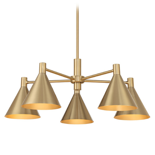 Savoy House Savoy House Lighting Breegan Jane Pharos Noble Brass Chandelier 1-8004-5-127