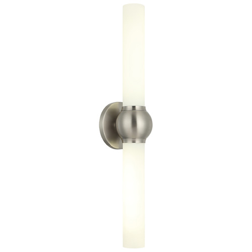 Matteo Lighting Matteo Lighting Pierce Brushed Nickel LED Vertical Bathroom Light S00612BN