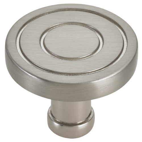 Satin Nickel Cabinet Knob - Case Pack of 10 - 1-1/4-inch