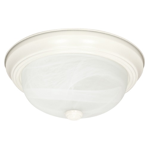 15-Inch Flush Mount Textured White by Nuvo Lighting