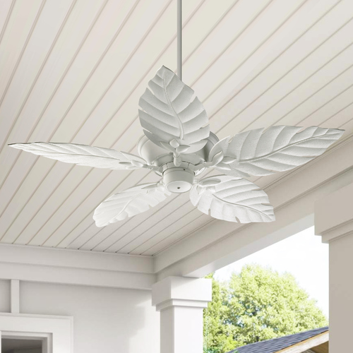 Monaco Studio White Ceiling Fan Without Light by Quorum Lighting
