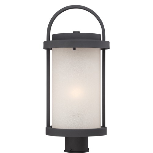 Willis Textured Black LED Post Light by Nuvo Lighting