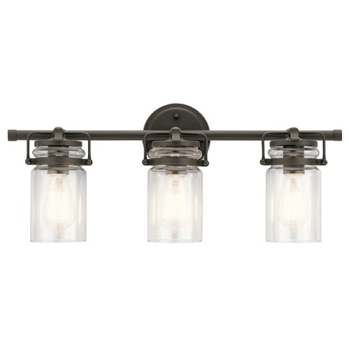 Kichler Lighting Brinley 24-Inch Vanity Light in Olde Bronze by Kichler Lighting 45689OZ