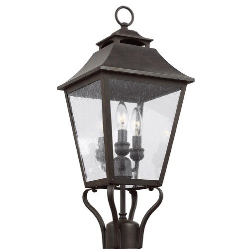 Visual Comfort Studio Collection Galena Sable Post Light by Visual Comfort Studio OL14406SBL