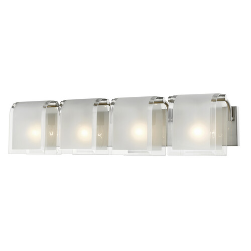 Z-Lite Zephyr Brushed Nickel Bathroom Light by Z-Lite 169-4V-BN