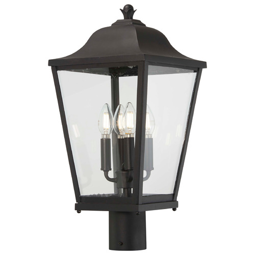 Savannah Sand Coal Post Light by Minka Lavery