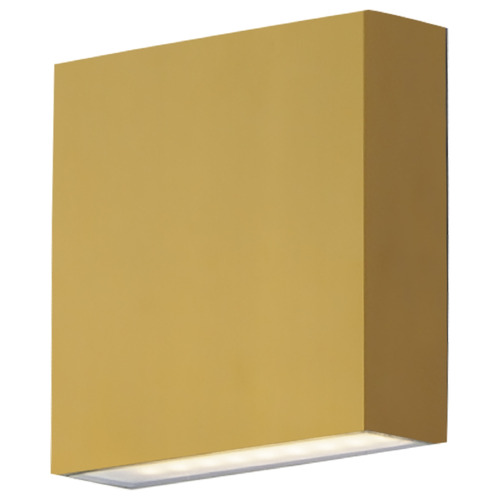 ET2 Lighting Brik Natural Aged Brass LED Outdoor Wall Light by ET2 Lighting E23212-NAB