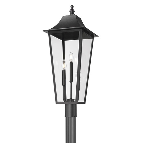 Z-Lite Gannon Black Post Light