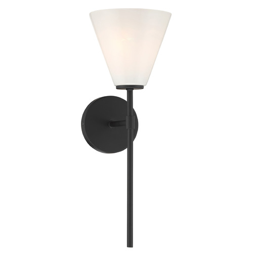Savoy House Lighting Blair Matte Black Sconce