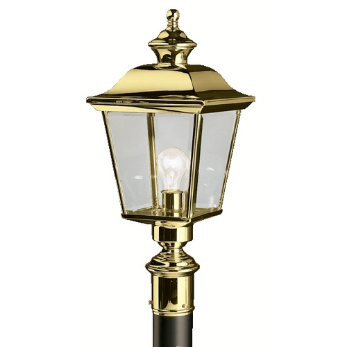 Bay Shore 22.50-Inch Post Light in Polished Brass by Kichler Lighting