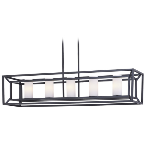 Design Classics Lighting Harmony 42-Inch Linear Pendant in Matte Black by Design Classics 1748-07 G174-W