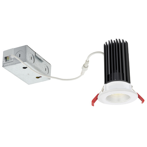 5CCT 2'' LED Canless 15W Baffle Nickel Recessed Light 38Deg by Recesso