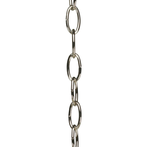 10-Foot Chain in Polished Nickel by Progress Lighting