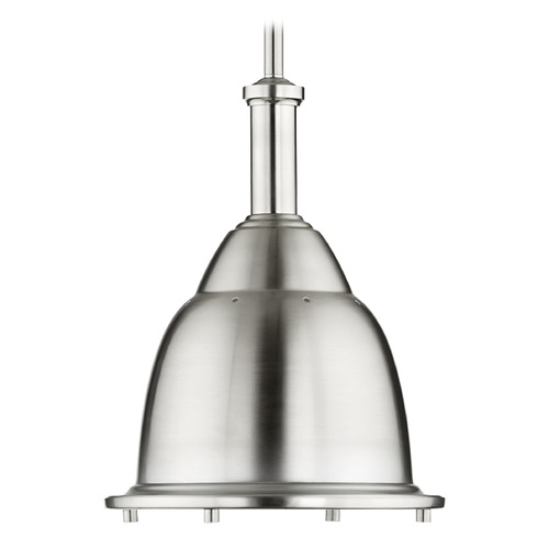 Quorum Lighting Farmhouse Pendant Satin Nickel by Quorum Lighting 805-10-65