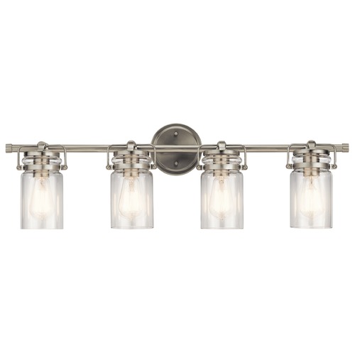 Brinley 32.50-Inch Vanity Light in Brushed Nickel by Kichler Lighting