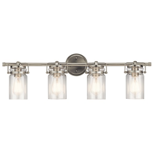 Kichler Lighting Brinley 32.50-Inch Vanity Light in Brushed Nickel by Kichler Lighting 45690NI