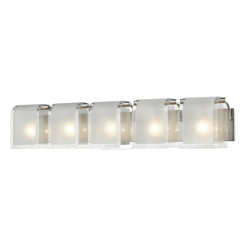 Z-Lite Zephyr Brushed Nickel Bathroom Light by Z-Lite 169-5V-BN