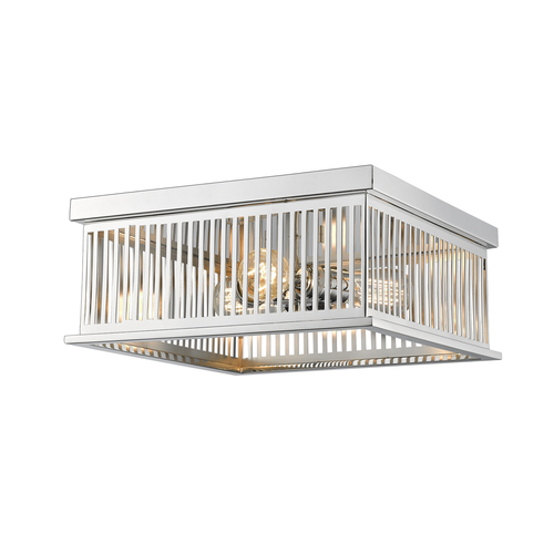 Camellia Polished Nickel Flush Mount by Z-Lite