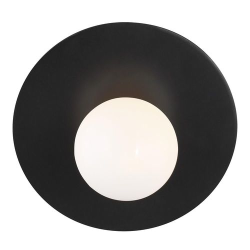 Kelly Wearstler Nodes 8-Inch Midnight Black AngLED Sconce by Visual Comfort Studio