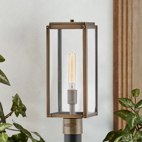 Max 19.25-Inch Burnished Bronze LED Post Light by Hinkley Lighting