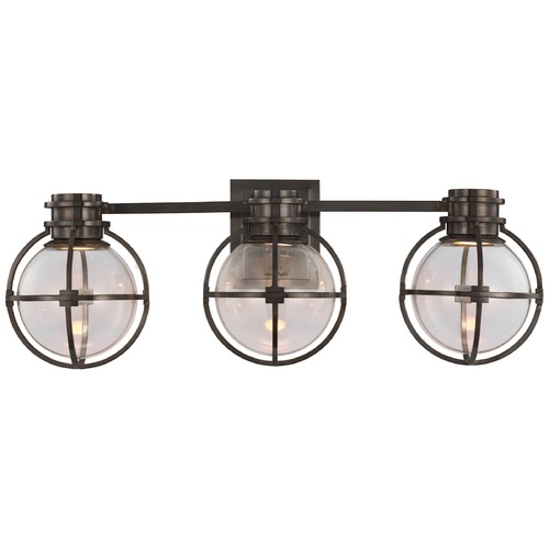 Visual Comfort Signature Collection Chapman & Myers Gracie LED Vanity Light in Bronze by Visual Comfort Signature CHD2483BZCG