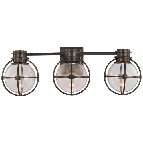 Chapman & Myers Gracie LED Vanity Light in Bronze by Visual Comfort Signature