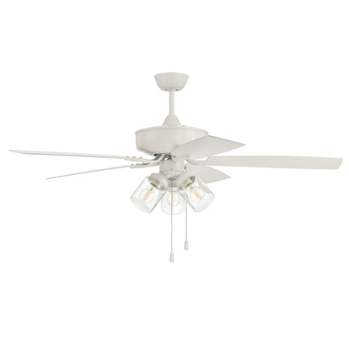 Craftmade Lighting Outdoor Pro Plus 104 White LED Ceiling Fan by Craftmade Lighting OP104W5