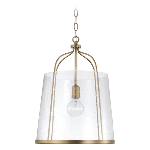 HomePlace by Capital Lighting Madison Pendant in Aged Brass by HomePlace Lighting 347011AD
