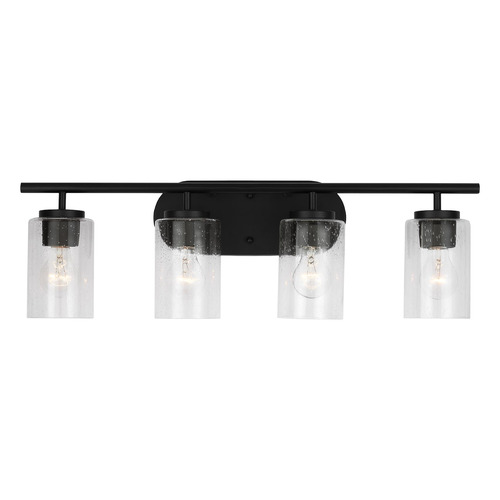 Generation Lighting Oslo 27.50-Inch Midnight Black Bathroom Light by Generation Lighting 41173-112