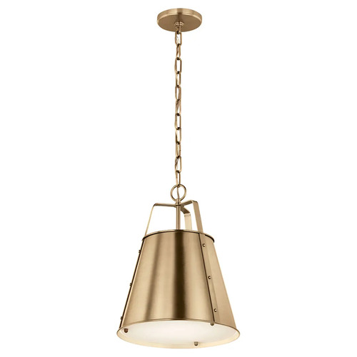 Kichler Lighting Etcher 13-Inch Pendant in Champagne Bronze by Kichler Lighting 52710CPZ