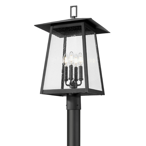 Z-Lite Rainer Black Post Light