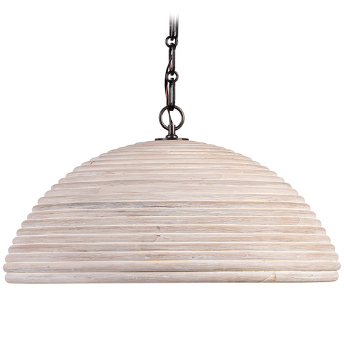 Linnea Bronze Amber Ribbon Glass Linear Chandelier
