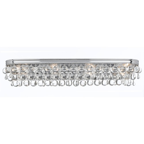 Crystorama Lighting Calypso Polished Chrome Bathroom Light