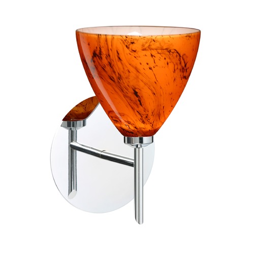 Besa Lighting Mia Chrome LED Sconce