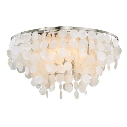Elsa Satin Nickel Flush Mount by Vaxcel Lighting